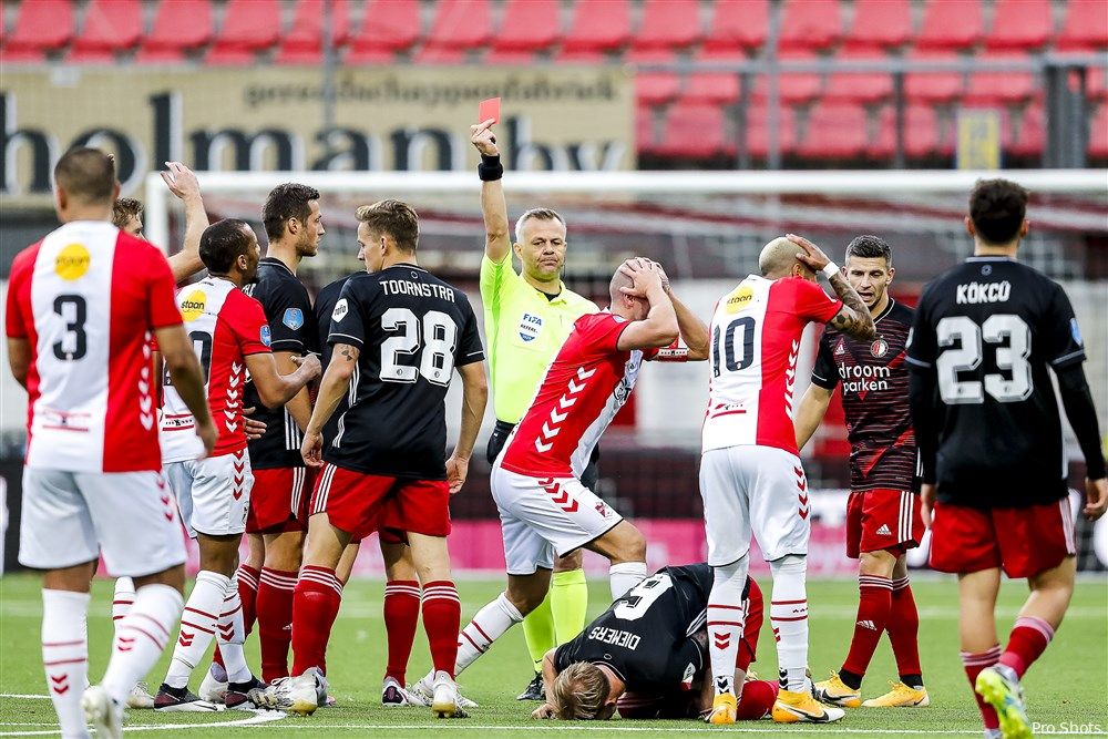 AZ - Feyenoord onder leiding van Kuipers