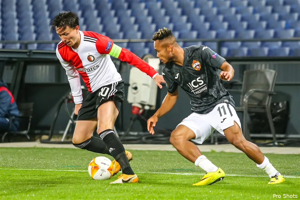 Berghuis: ''CSKA liet ons in ons spel komen''