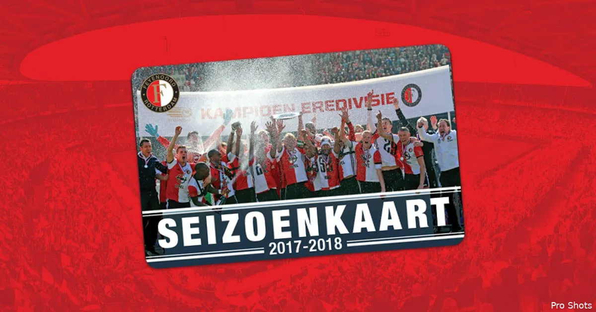 Feyenoord nadert 20.000 seizoenkaarthouders