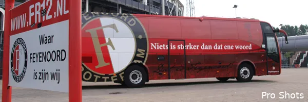 Nieuwe spelersbus voor Feyenoord
