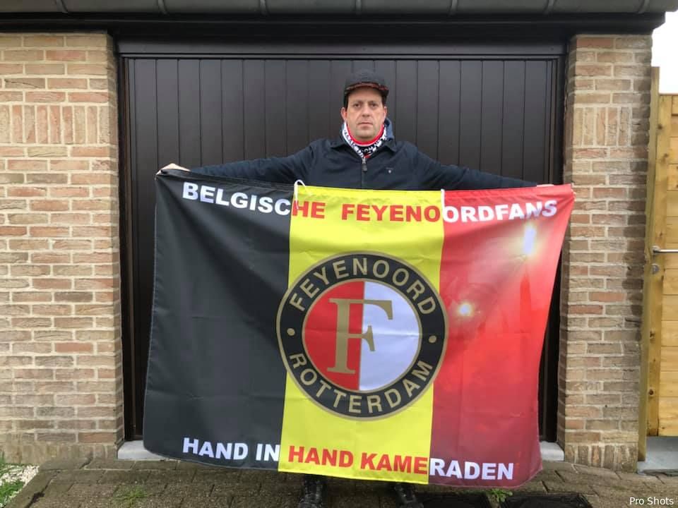Belgische Feyenoord-supporter op zoek naar vlag
