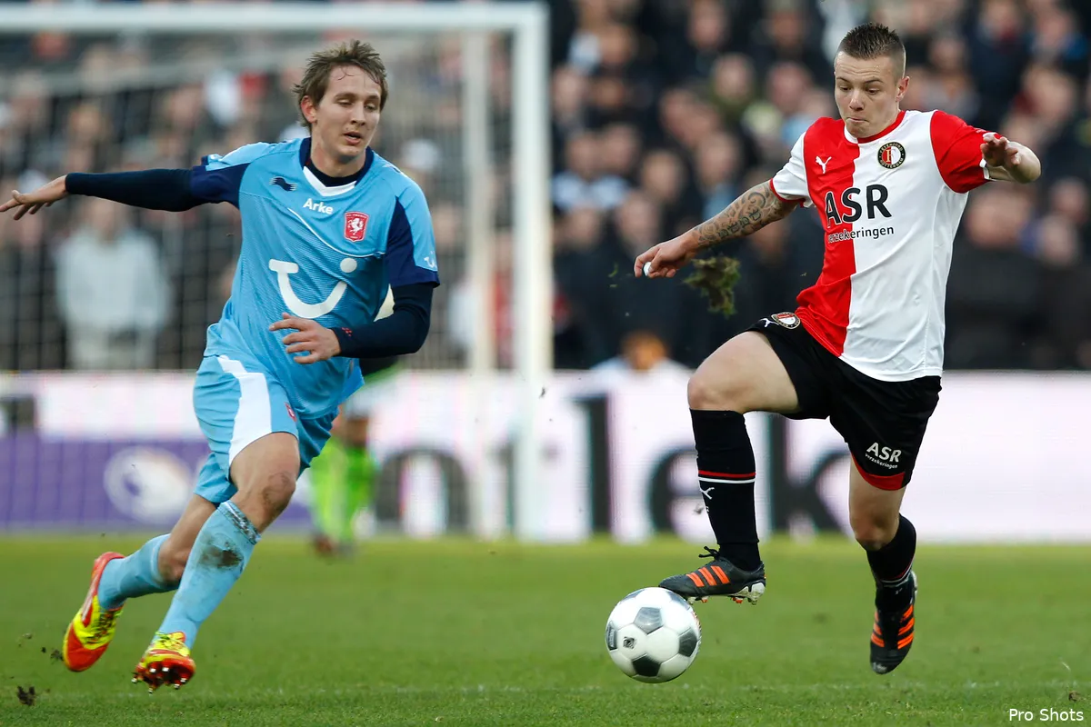 Feyenoord vist naast aanvaller Luuk de Jong