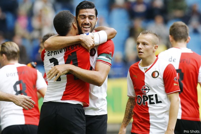 Voorspel de eindstand en ruststand van Feyenoord - Vitesse