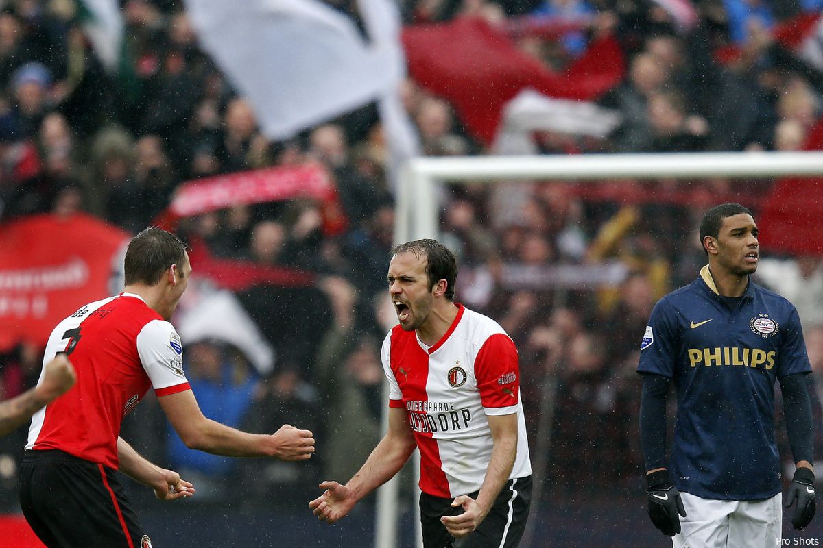 PSV verliest, Feyenoord kan op gelijk aantal punten komen