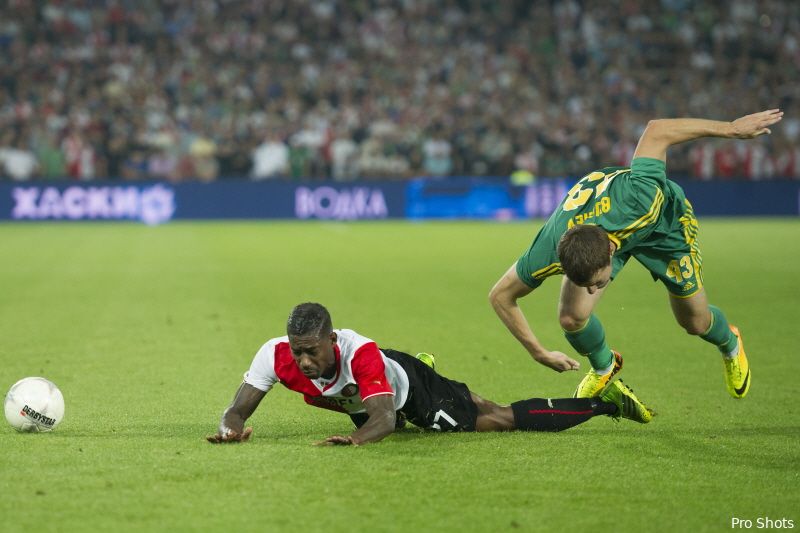 Feyenoord op 30 juli tegen Besiktas in De Kuip
