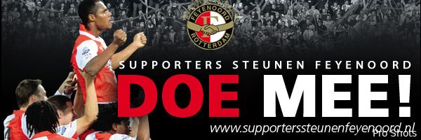 ALV Supporters steunen Feyenoord