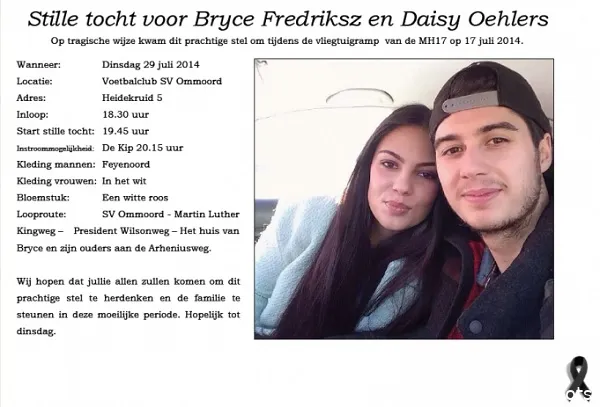 Morgen stille tocht voor Bryce en Daisy