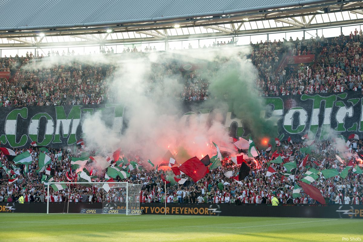 Vuurwerkactie Feyenoord als 'alternatief' voor fakkels