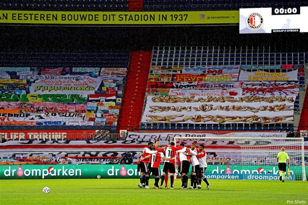 Eredivisie: Feyenoord zakt naar de vijfde plek