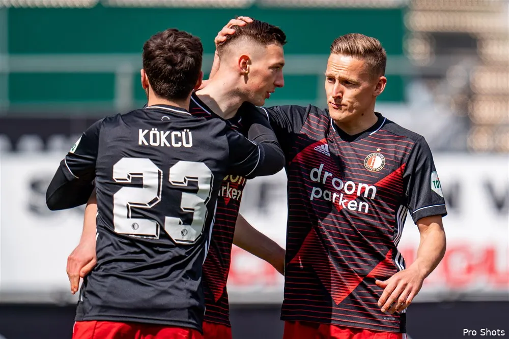 Vermoedelijke opstelling: Bozeník en Teixeira terug naar de bank