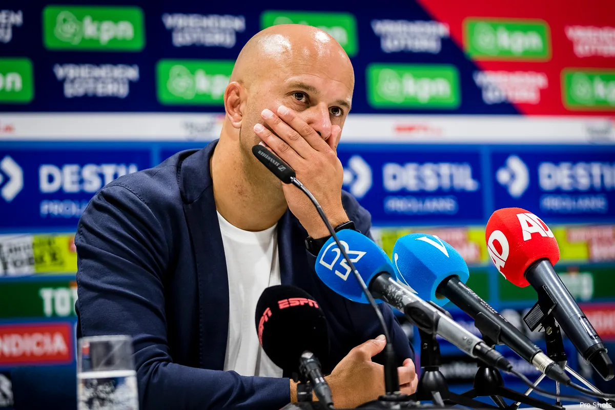 Persconferentie Slot: ''Ik zag een intense wedstrijd''