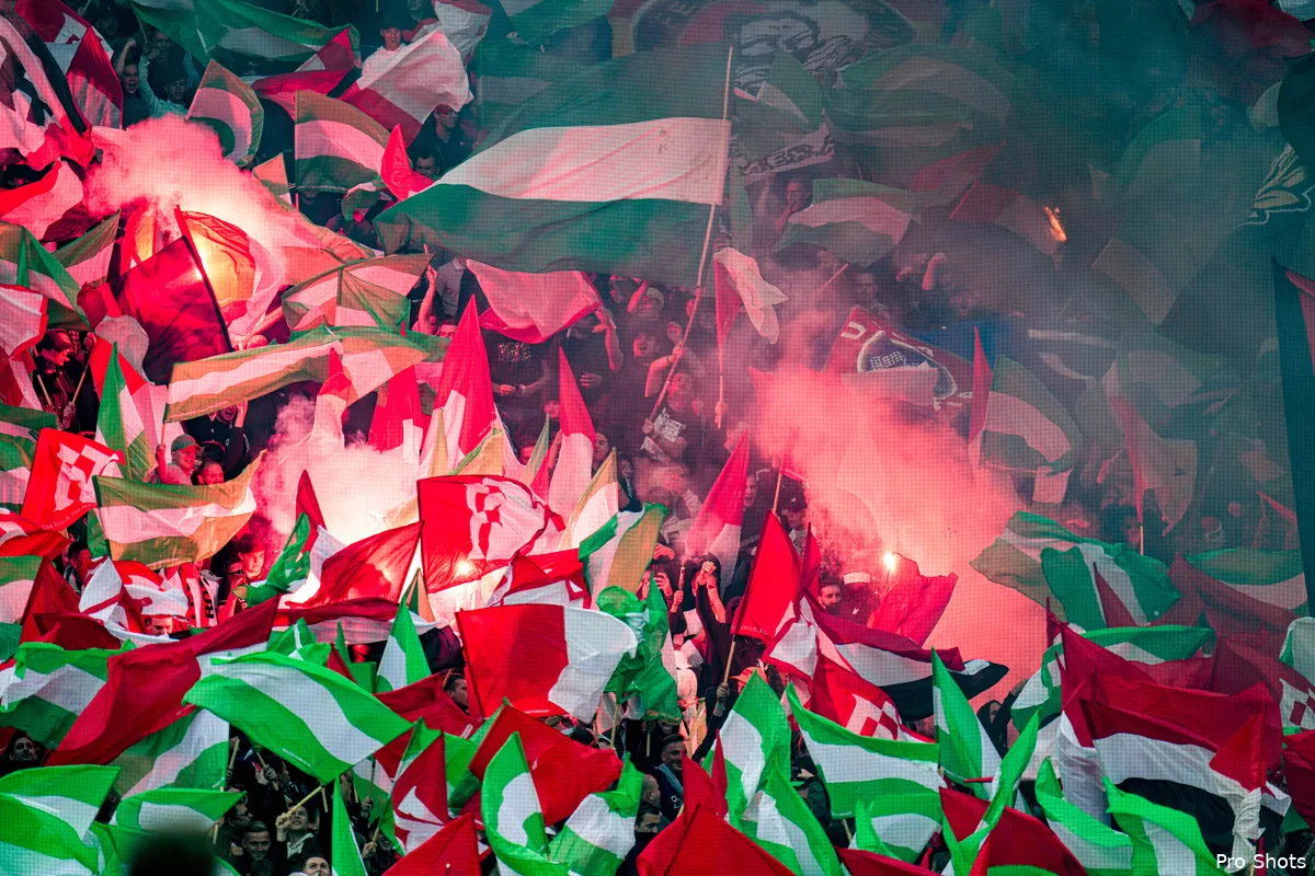 Feyenoord in Denemarken gesteund door vol uitvak