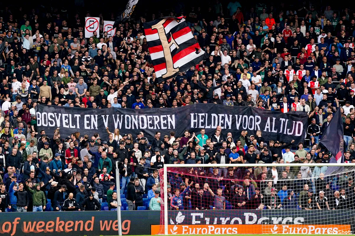 Van Wonderen waardeert spandoek: ''Dat is natuurlijk prachtig''