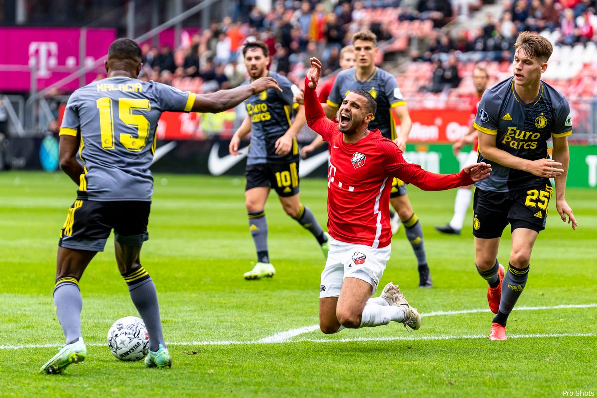 Eredivisie: Feyenoord zakt naar vierde plaats