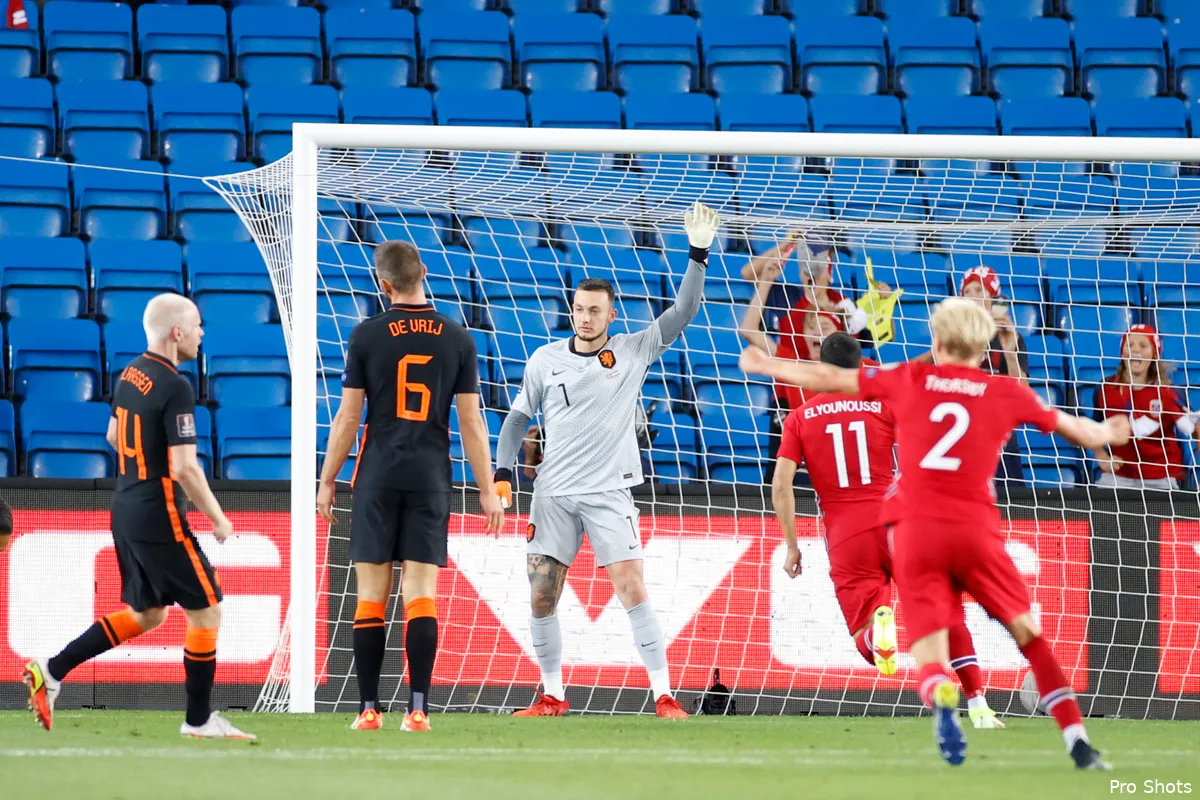 Bijlow debuteert met gelijkspel in Oranje