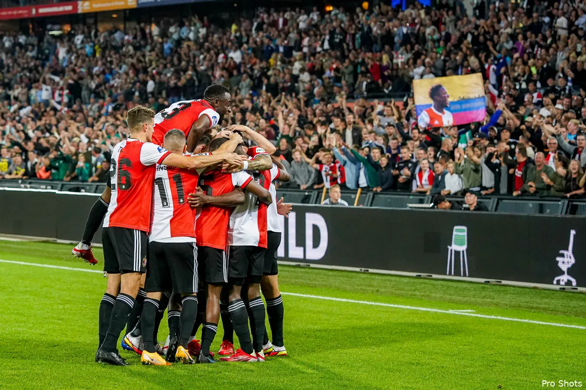 Bookmaker: Vijf keer je inzet bij winst Feyenoord