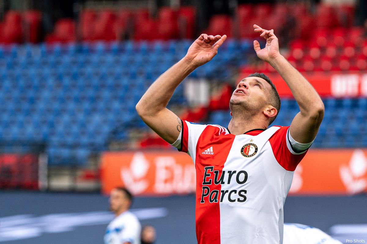 Feyenoord zet PEC Zwolle makkelijk opzij in lege Kuip