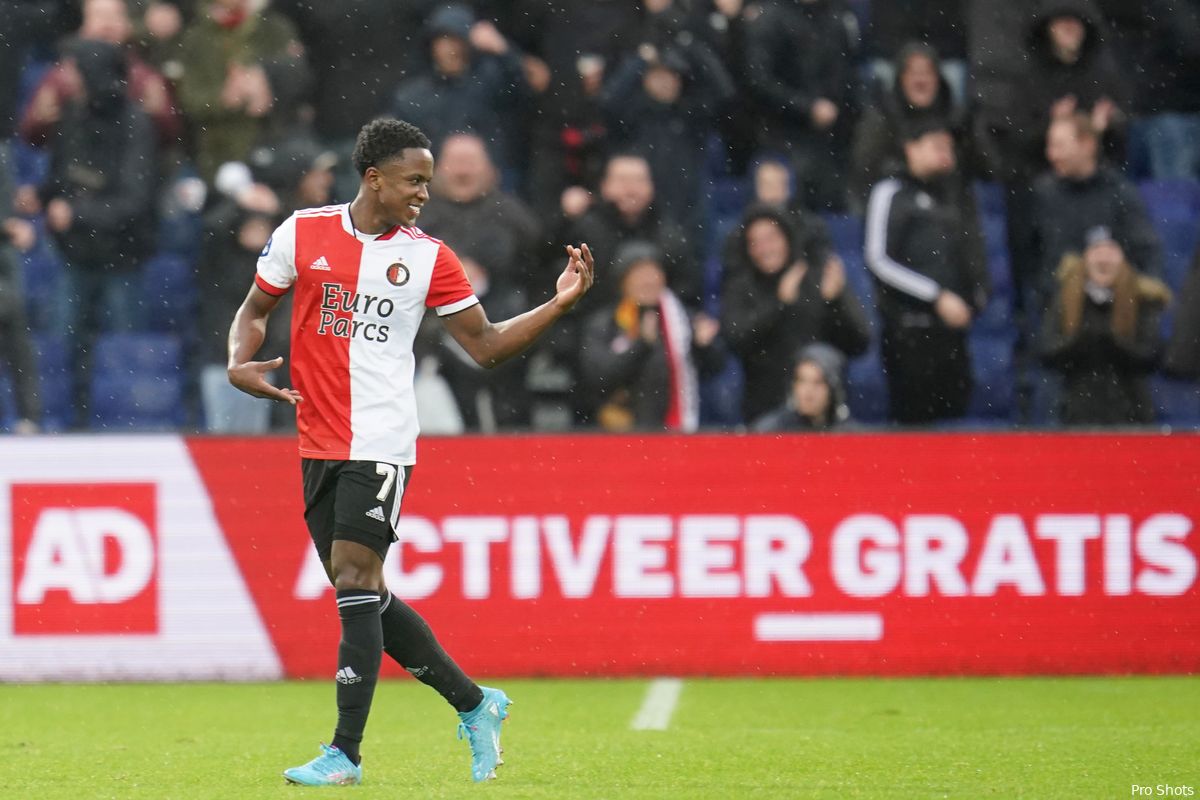 "Verkoop Sinisterra wordt een recordtransfer voor Feyenoord"