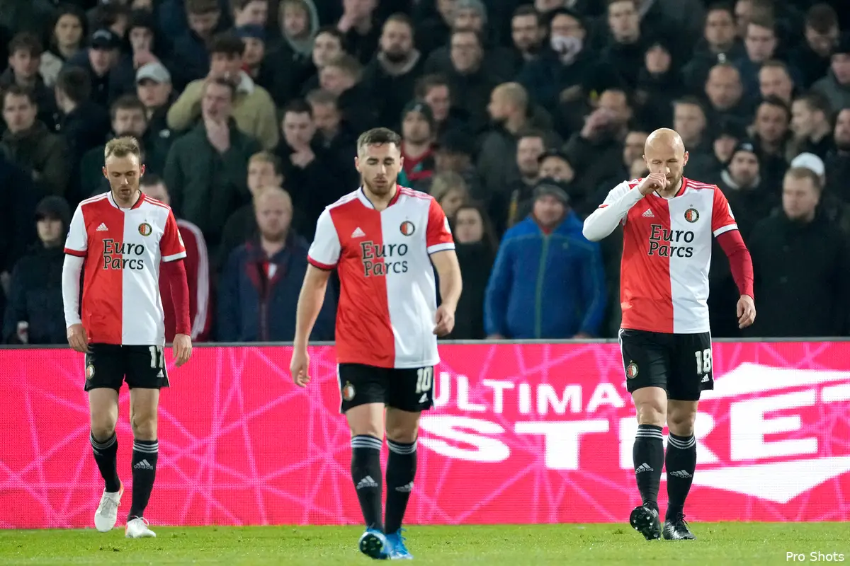 Feyenoord lijdt duur puntverlies tegen stug Groningen