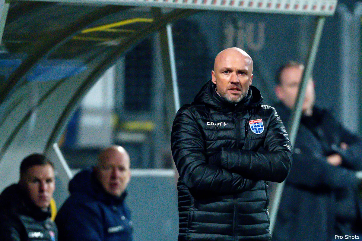 PEC Zwolle wil ook hoog druk zetten tegen Feyenoord: ''Dit zijn we gewend''