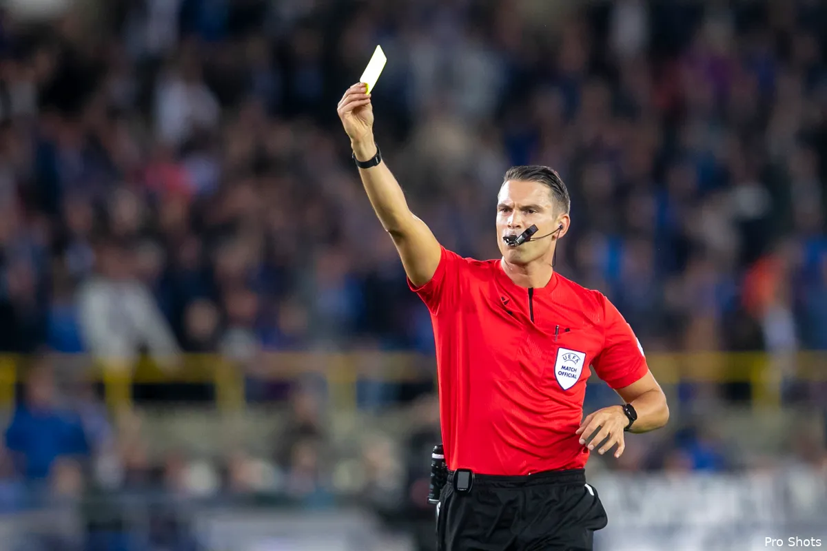 Sandro Schärer fluit Olympique Marseille - Feyenoord