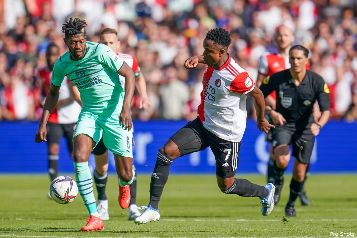 De Statistieken: Feyenoord de betere tegen PSV; Sinisterra uitblinker