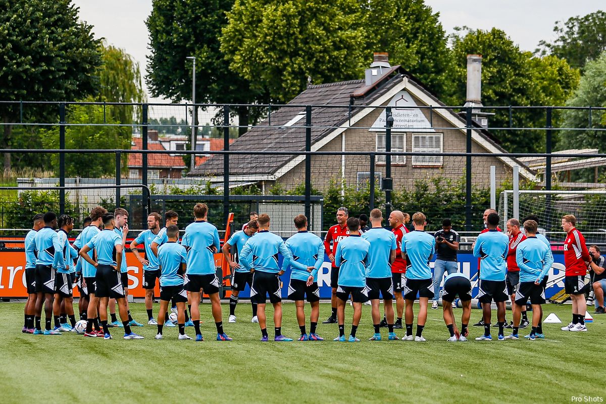 Internationals melden zich maandag bij Feyenoord