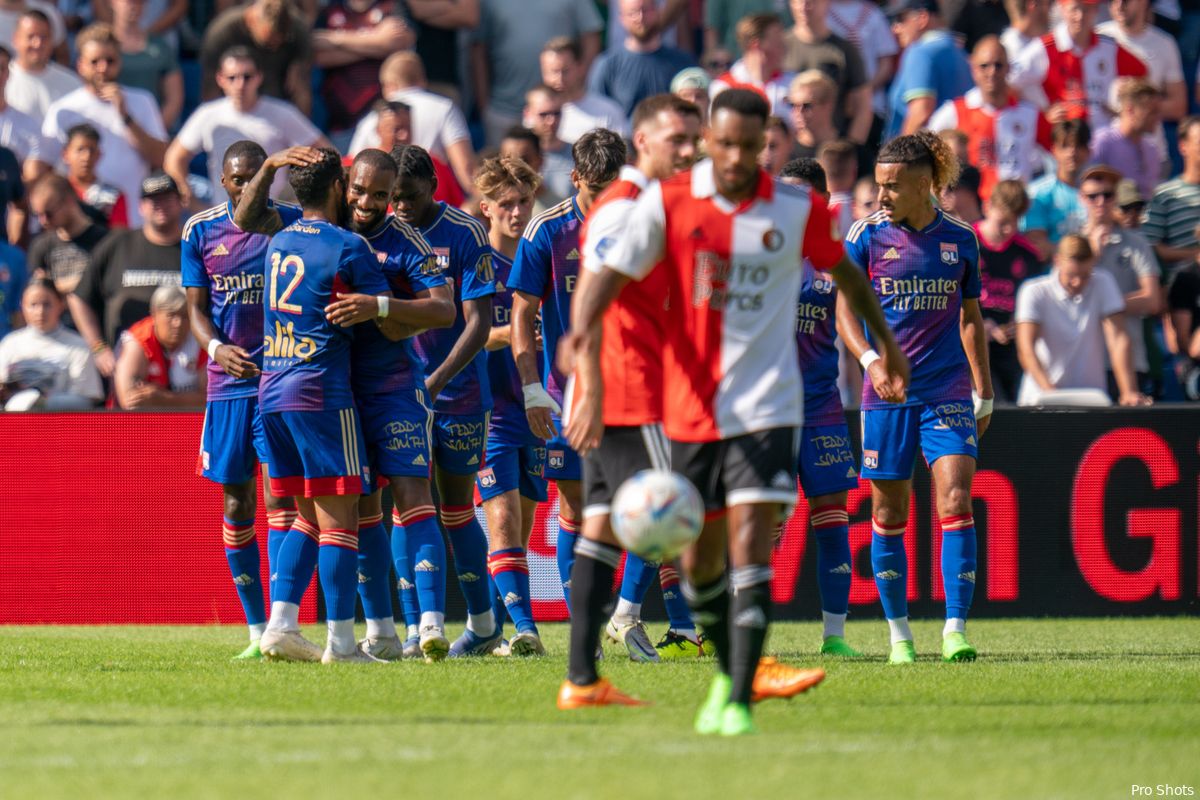 Feyenoord verliest ook oefenwedstrijd van Lyon