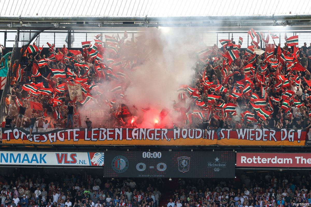 Supporters FC Twente boycotten uitwedstrijd Feyenoord