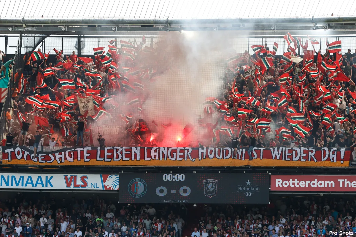 Supporters FC Twente boycotten uitwedstrijd Feyenoord