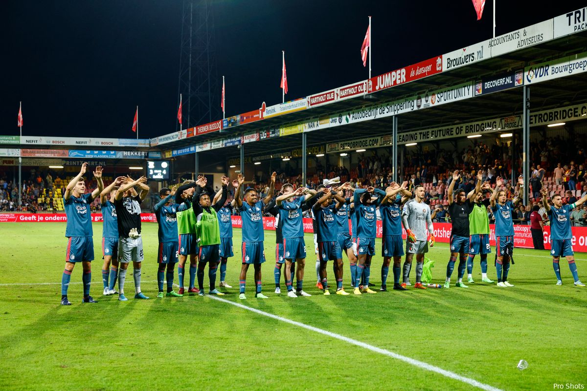 Eredivisie: Feyenoord klimt naar de tweede plaats