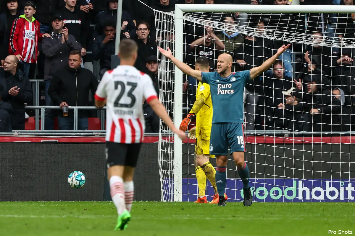 Eredivisie: Feyenoord zakt naar vierde plaats