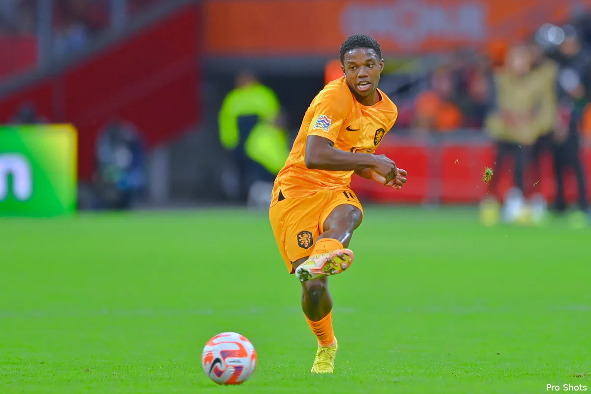 Invaller Malacia wint met Oranje van België