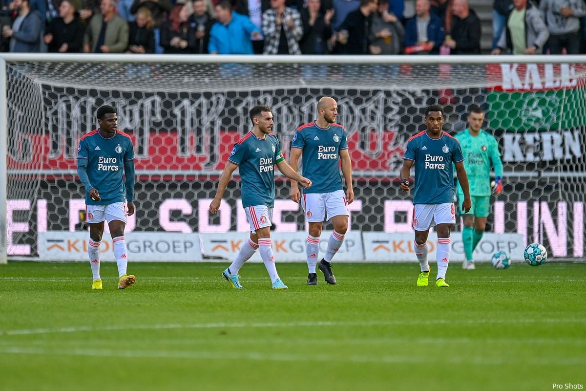 Feyenoord stelt teleur en komt niet verder dan punt in Nijmegen
