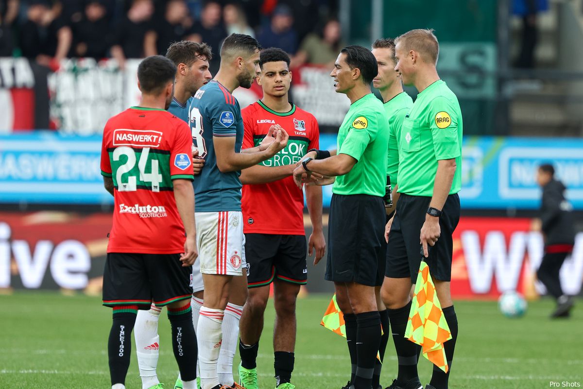 Feyenoord - FC Volendam onder leiding van Gözübüyük