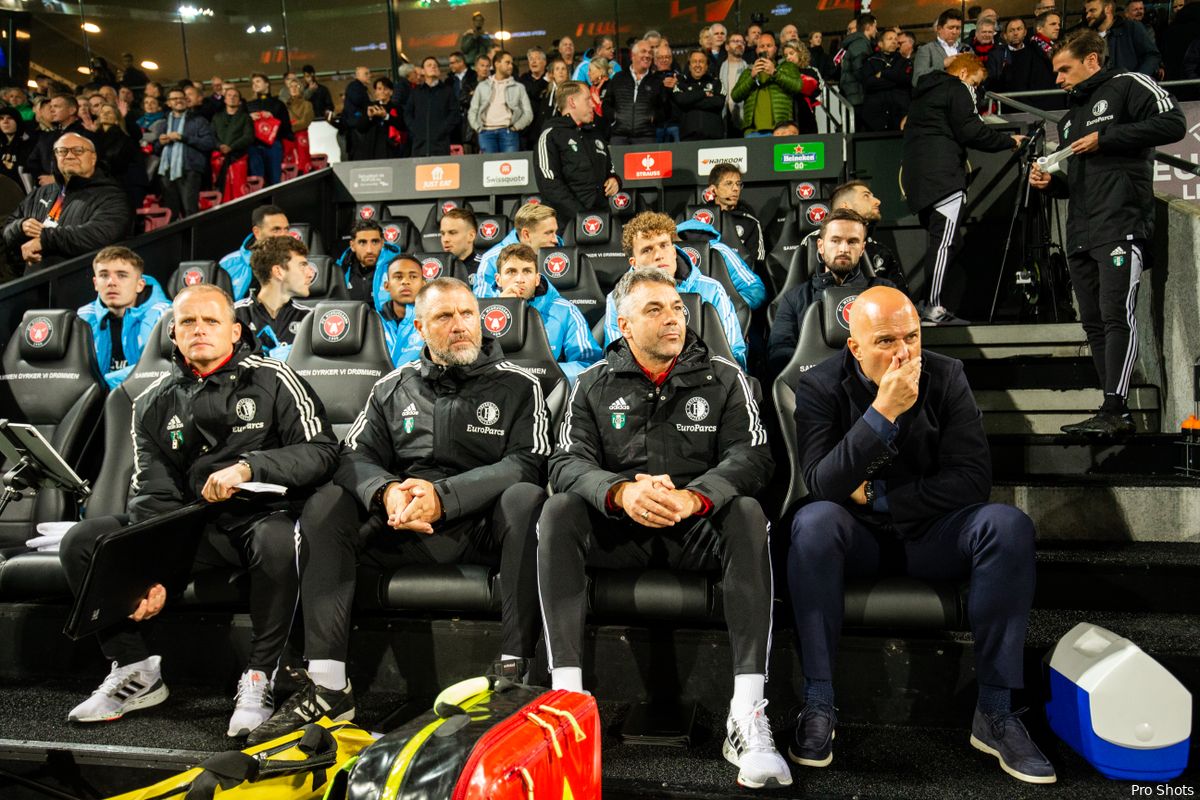 Slot: ''Wij zijn de hele wedstrijd minder geweest dan Midtjylland''