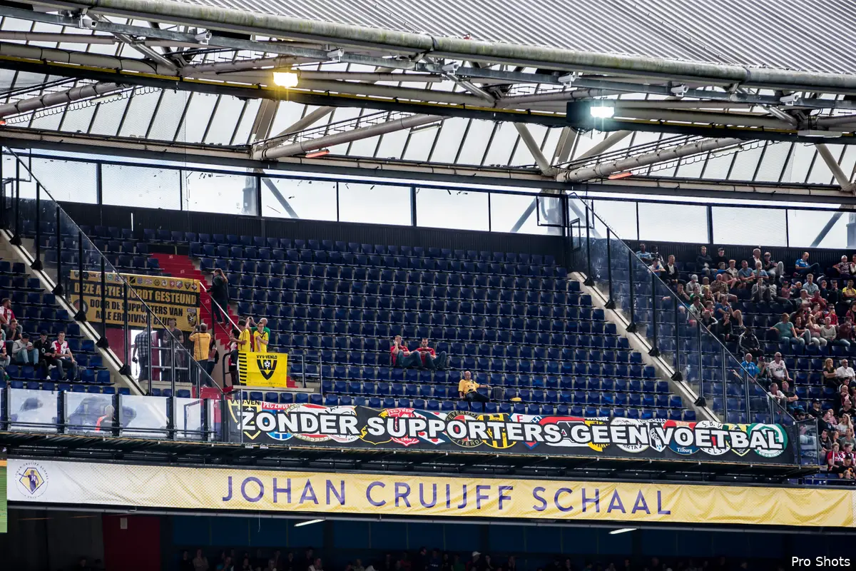 Supporters FC Emmen niet welkom in De Kuip