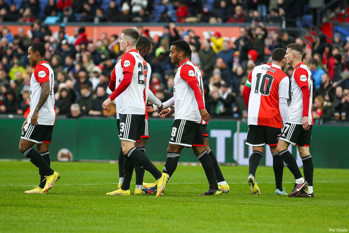 Feyenoord sluit 2022 af met overwinning op FC Emmen