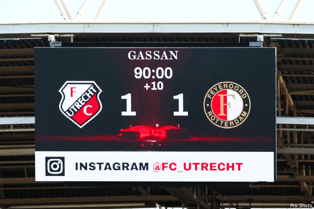 Eredivisie: Volledige top drie speelt gelijk