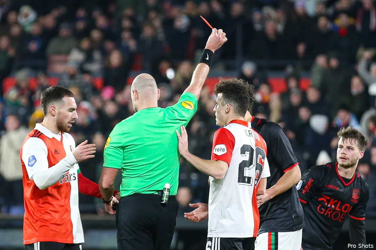 Rode kaart Sandler tegen Feyenoord blijft geseponeerd