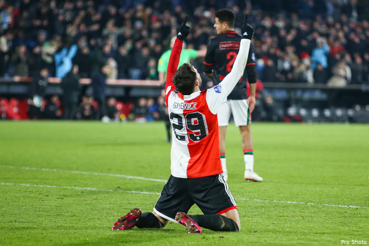Bookmaker: Gimenez wederom trefzeker voor Feyenoord?