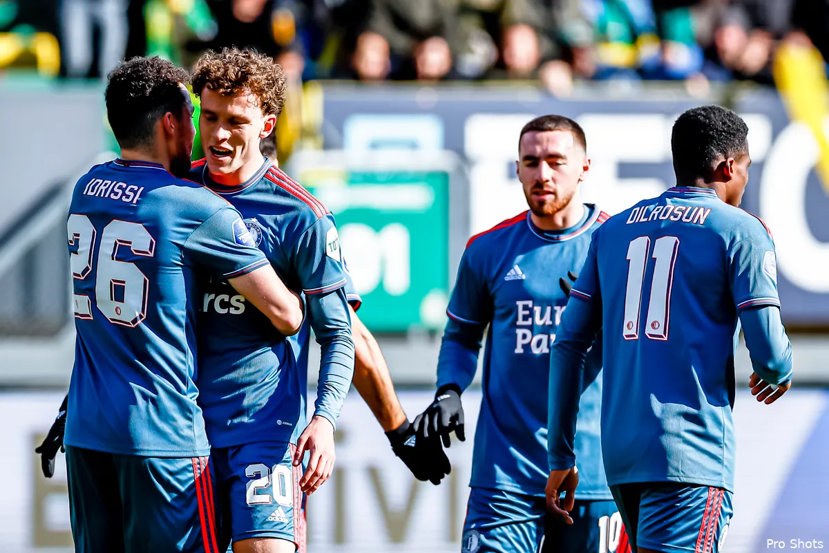 Feyenoord wint van Fortuna na uitstekende eerste helft