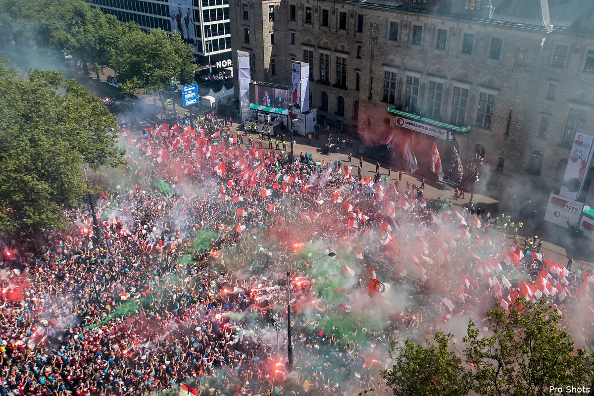 'Geen Feyenoord-huldiging op 8 mei na eventueel kampioenschap'