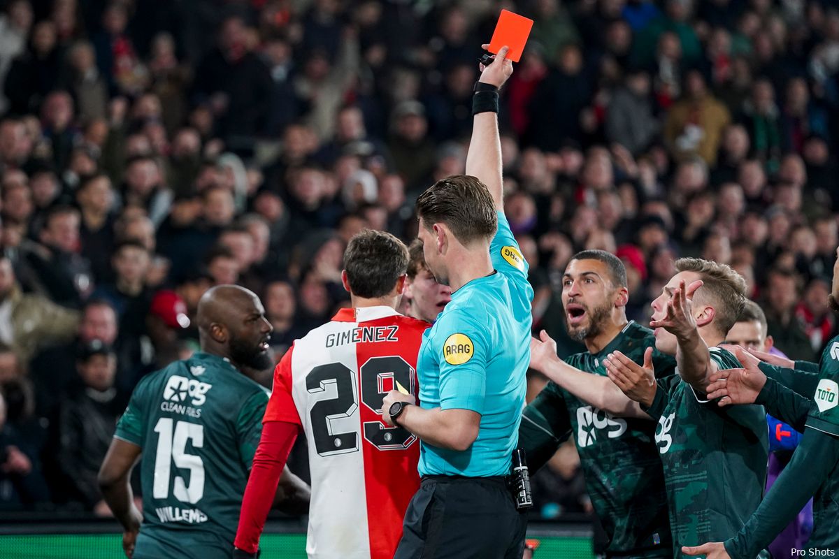 FC Groningen tekent protest aan na rode kaart tegen Feyenoord