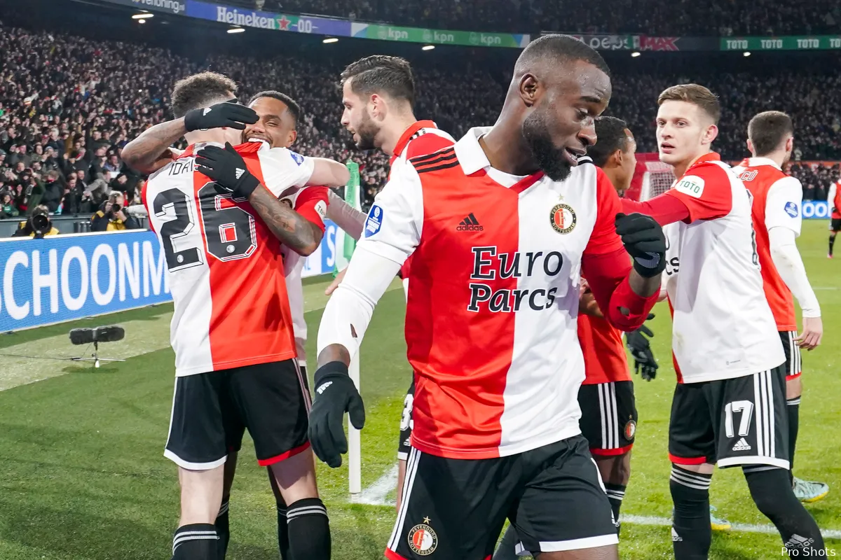 Feyenoord wint in slotfase van FC Groningen in De Kuip