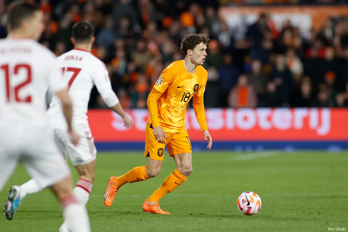Wieffer imponeert tijdens debuutwedstrijd voor Oranje