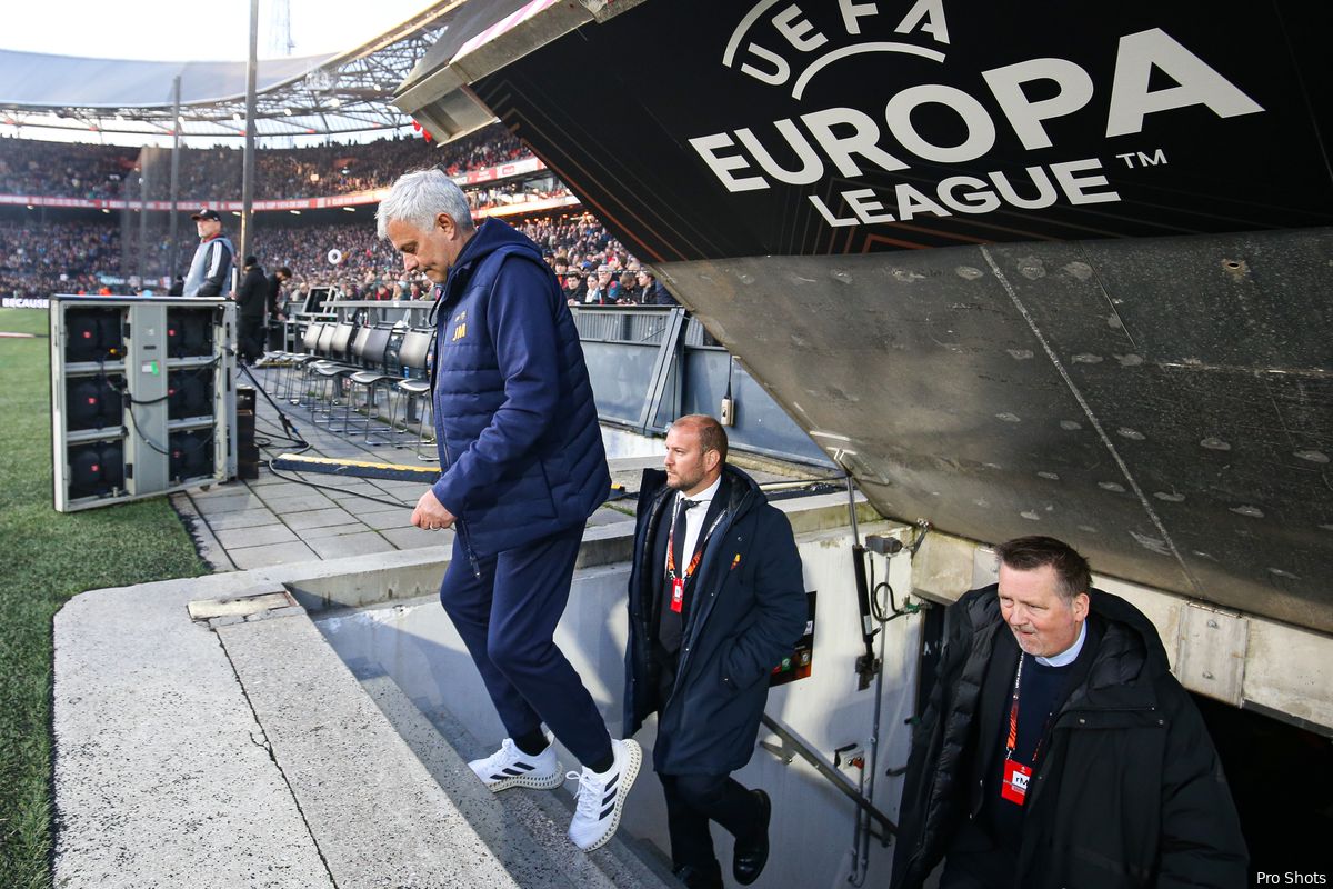 Mourinho waarschuwt Feyenoord: ''Tot over een week in Olimpico''