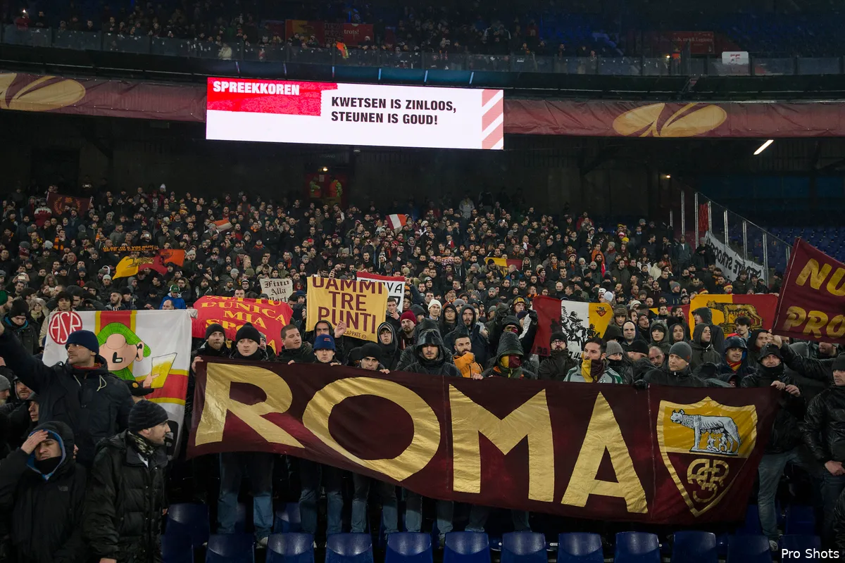 Geen uitsupporters bij Europa League-tweeluik tegen AS Roma