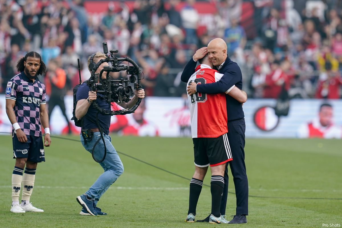 VIDEO: Kökcü geëmotioneerd na binnenhalen landstitel met Feyenoord