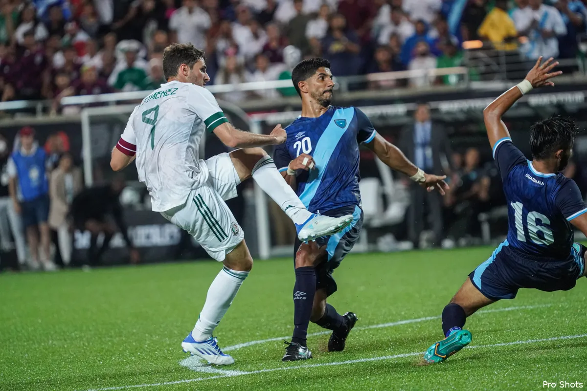 Gimenez wint met Mexico eerste duel van Gold Cup